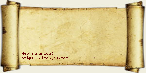 Elena Bzenić vizit kartica